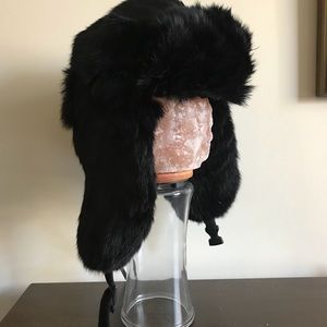 J. McLaughlin Rabbit Fur Trapper Hat